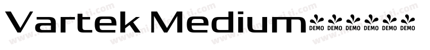 Vartek Medium字体转换